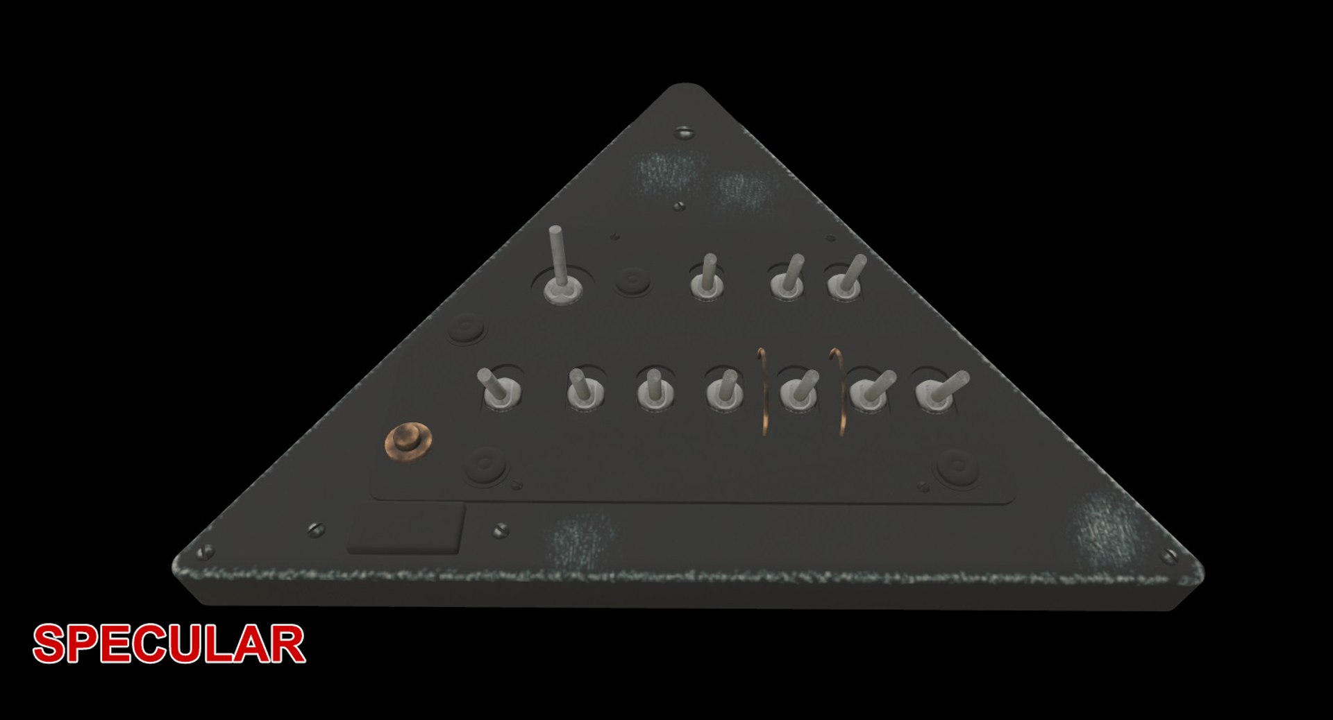 Right triangular panels board 3D model - TurboSquid 1362198