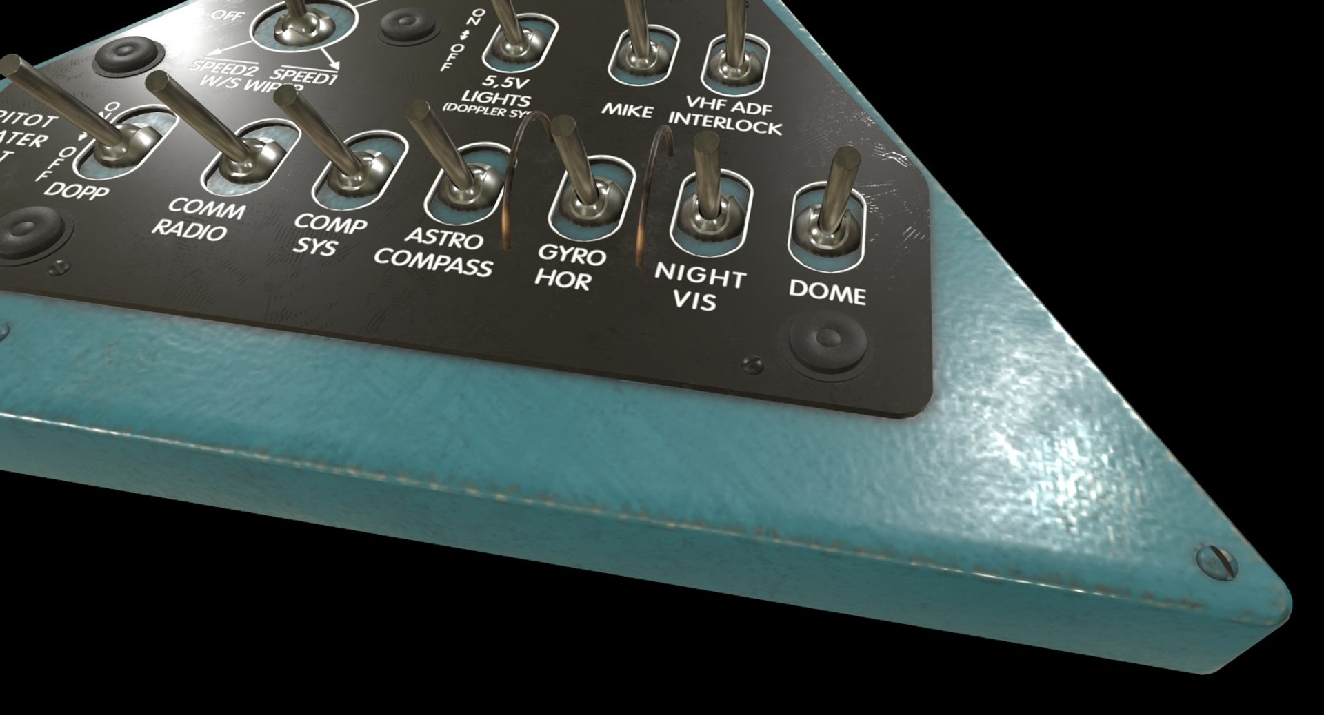 Right triangular panels board 3D model - TurboSquid 1362198