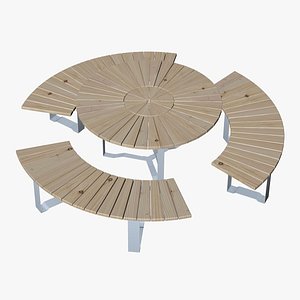 picnic round table(1) 3D