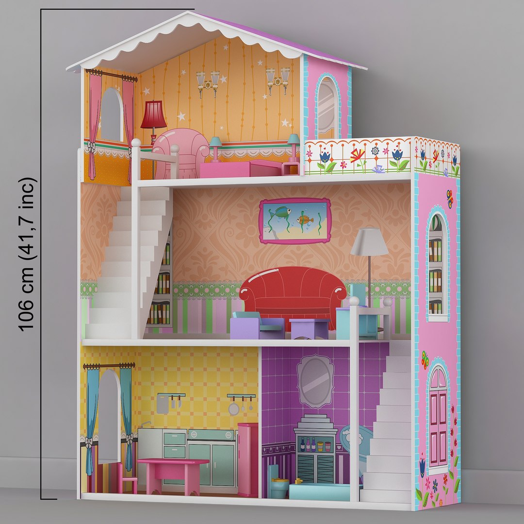 3D Dolls House - TurboSquid 1155999
