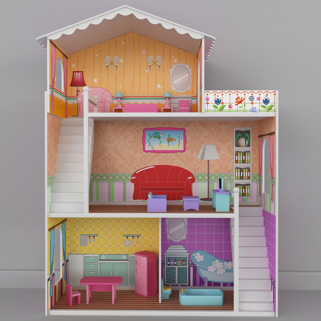 3D Dolls House - TurboSquid 1155999