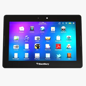 blackberry playbook 3d model