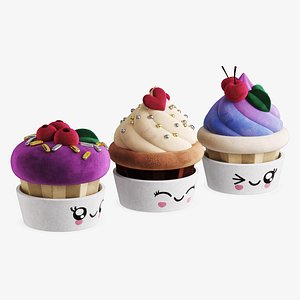 Plush Cupcakes model