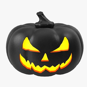 Halloween pumpkin model