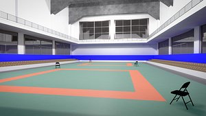 Judo Competition Venue 3D