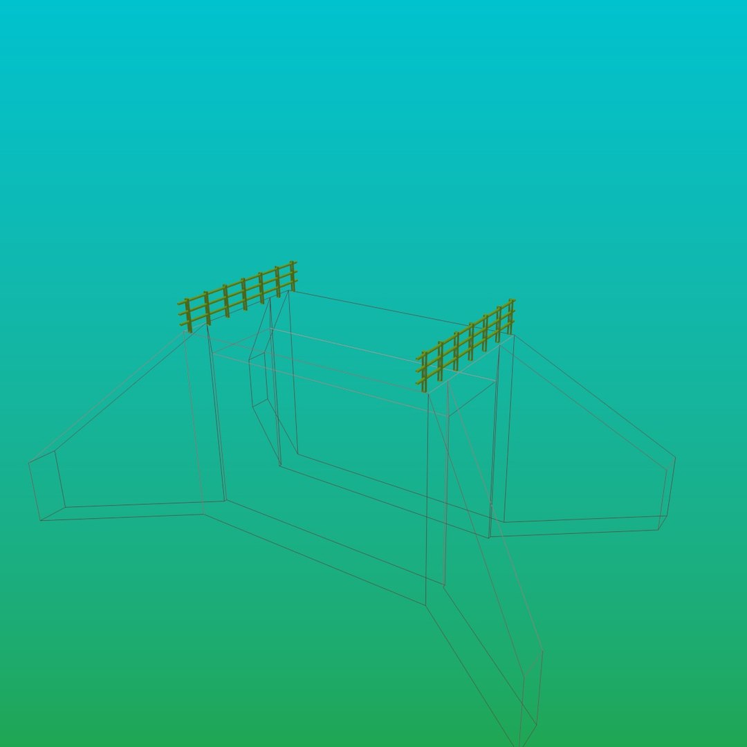 3d Model Small Bridge