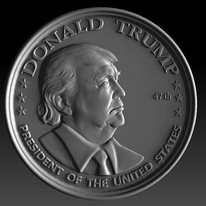 donald trump medallion