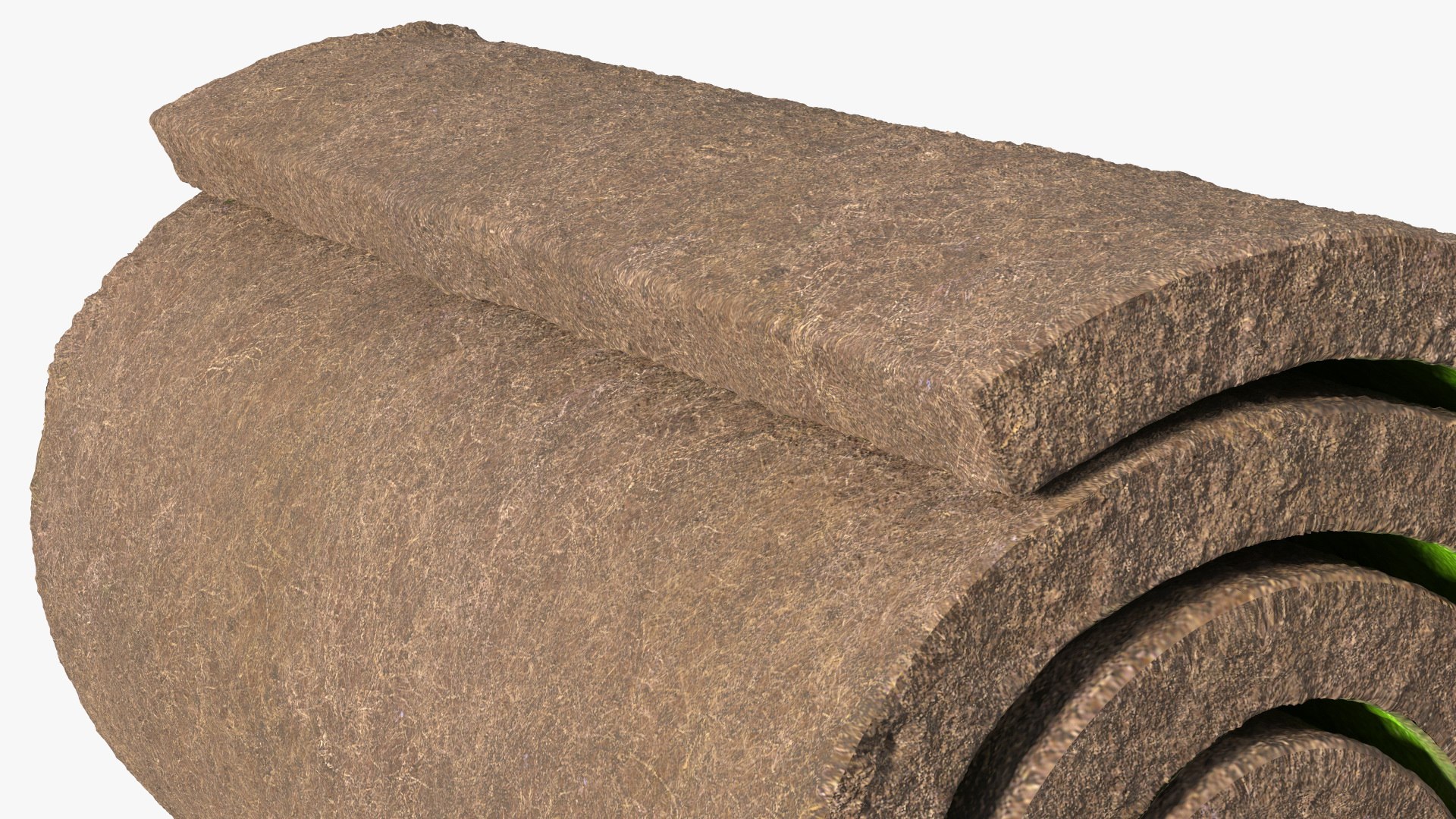Lawn Turf Roll Folded 3D Model - TurboSquid 1882180