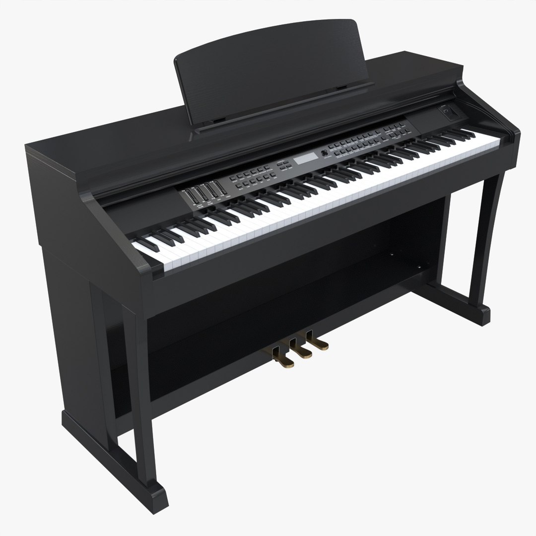 Digital Piano 01 3D Model - TurboSquid 1952195