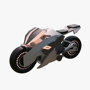 Cyberpunk Motorcycle 3D