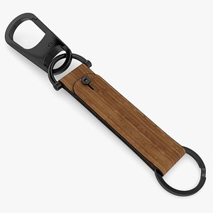 Leather Key Chain With Clasp model