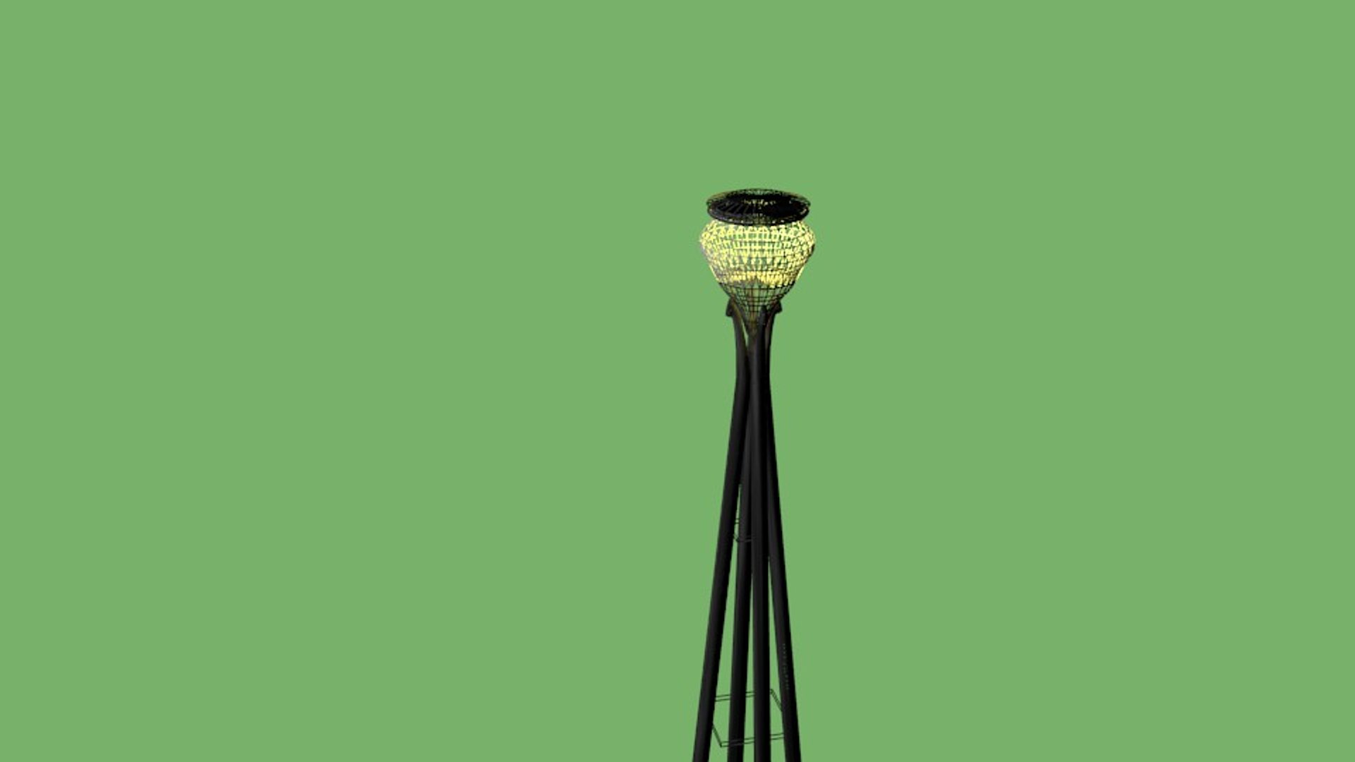 Modern Lamp Obj