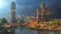 Fantasy Orient Palace Environment