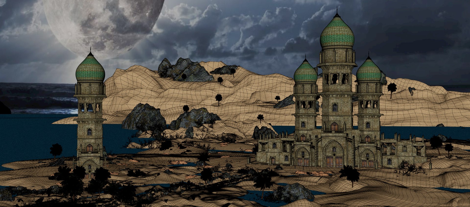 Fantasy Orient Palace Environment 3D model https://p.turbosquid.com/ts-thumb/Xh/L5Popy/mq/aranialand16/jpg/1759576794/1920x1080/fit_q87/91ffd02f90a37b57ac868bebf2f0660e303852e6/aranialand16.jpg