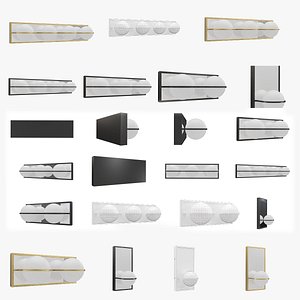 3D Pearl LED Bath Vanity Wall Light Collection