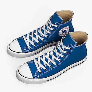 Blue Converse All Stars Sneakers model
