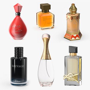 Perfume Bottles Collection 8 3D model