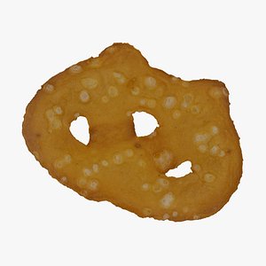 sea salt pretzel cracker 3D model