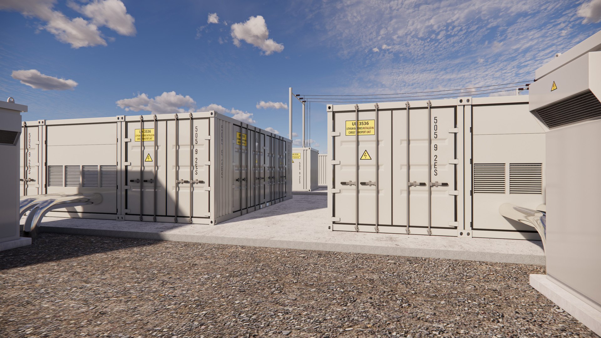 Battery Storage Park 3D model https://p.turbosquid.com/ts-thumb/Xh/VvjwuF/CZ/batterystoragepark6/jpg/1765877282/1920x1080/fit_q87/b5f10e662c7c340f30868b7cbd3ff5b91b74dbaa/batterystoragepark6.jpg