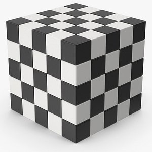 Black And White Puzzle Cube