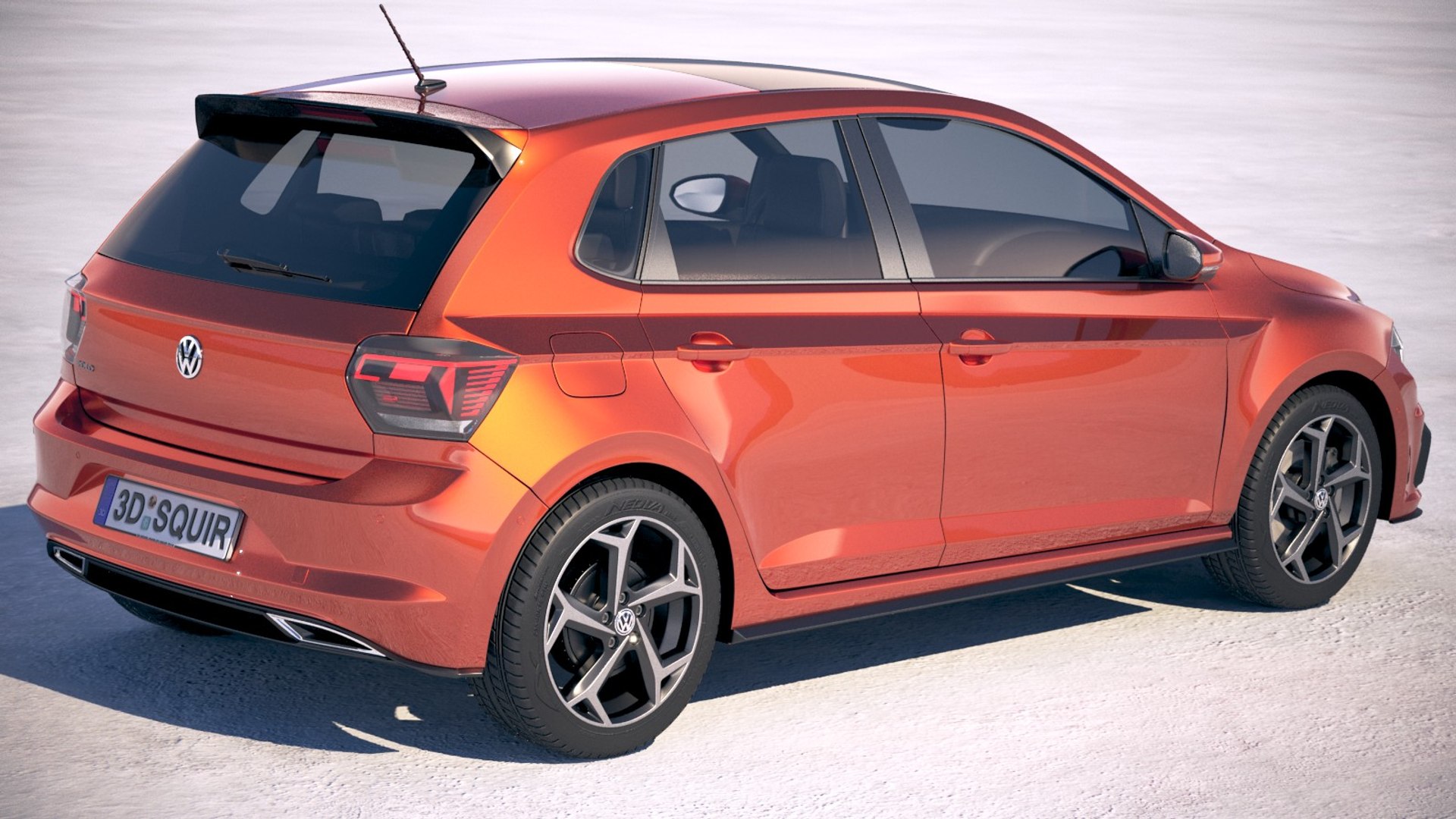 Volkswagen Polo R-line 3D Model - TurboSquid 1208569