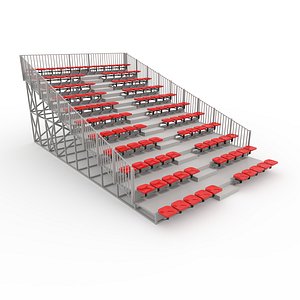 Bleachers 22 3D model