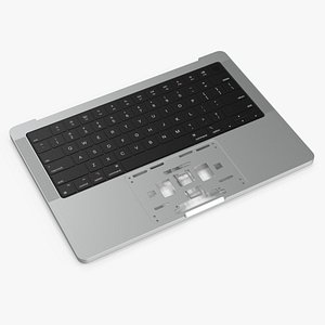 3D Upper Case Assembly MacBook Pro 14 M2 model