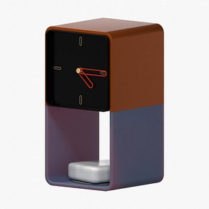 3D model Retro-Modern Minimalist Table Clock