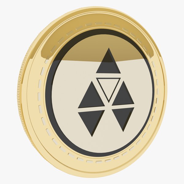 3D Adelphoi Cryptocurrency Gold Coin