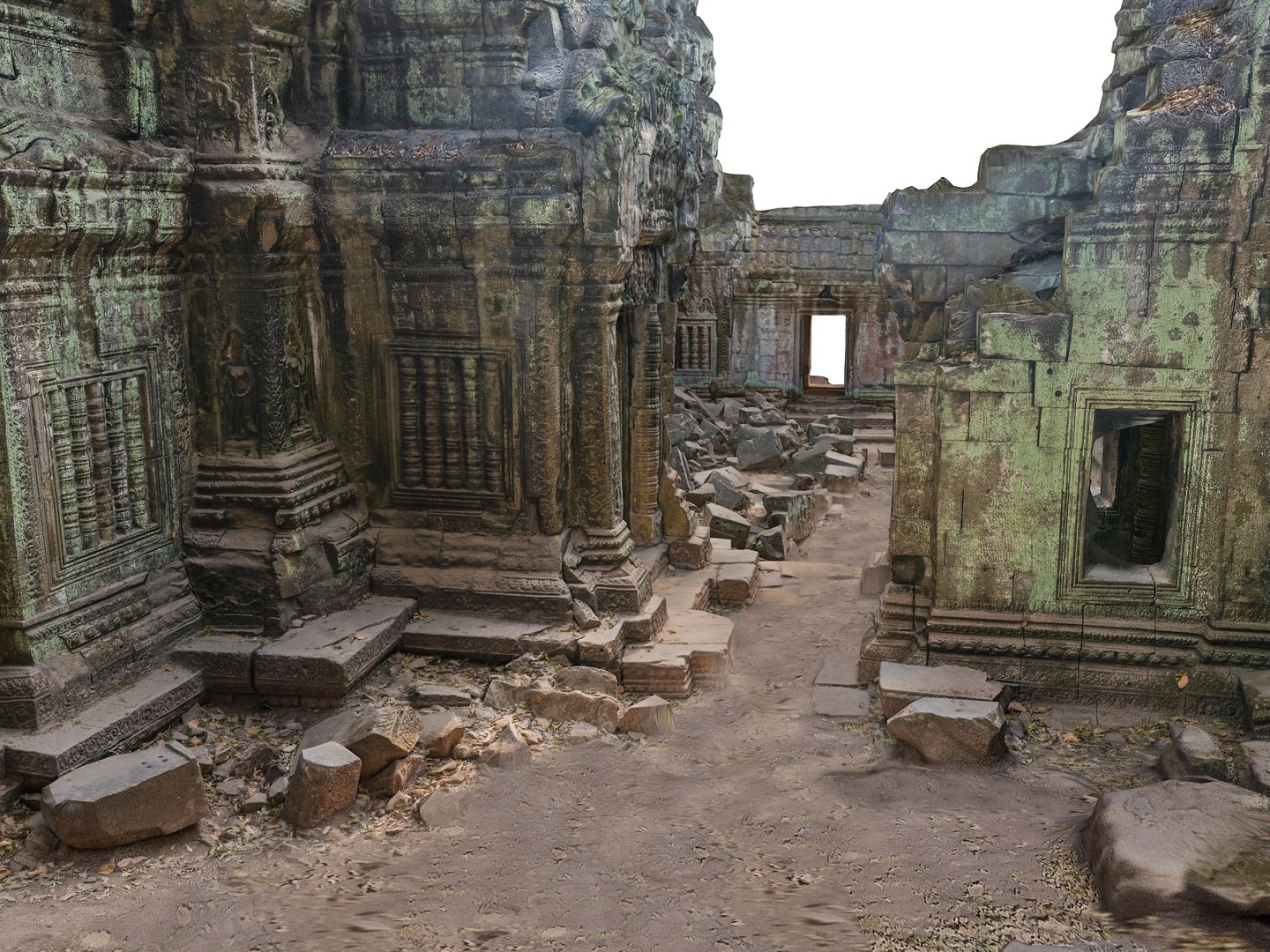 3d Model Ancient Temple 16 K