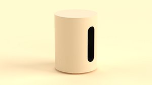 3D model Wireless Subwoofer Light Brown