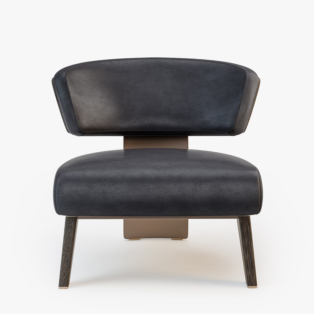 3d Max Minotti Creed Armchair Wood