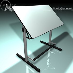 3d model drawing table