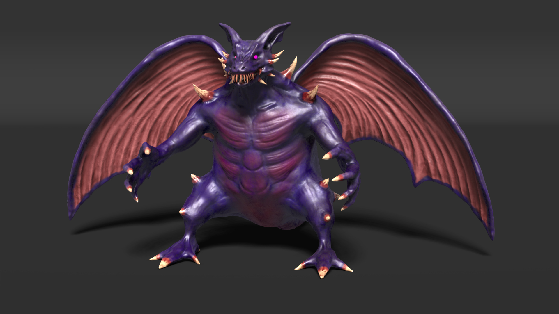 Demon Dragon Model - TurboSquid 1578235