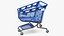 3D pp plastic shopping trolley