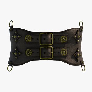 Steampunk Corset 01 3D model
