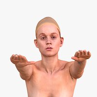Female Scan - Helga 007 High Poly