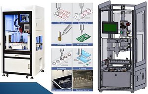 Vertical High-Speed Visual Glue Dispensing Machine 3D CAD Model 3D model