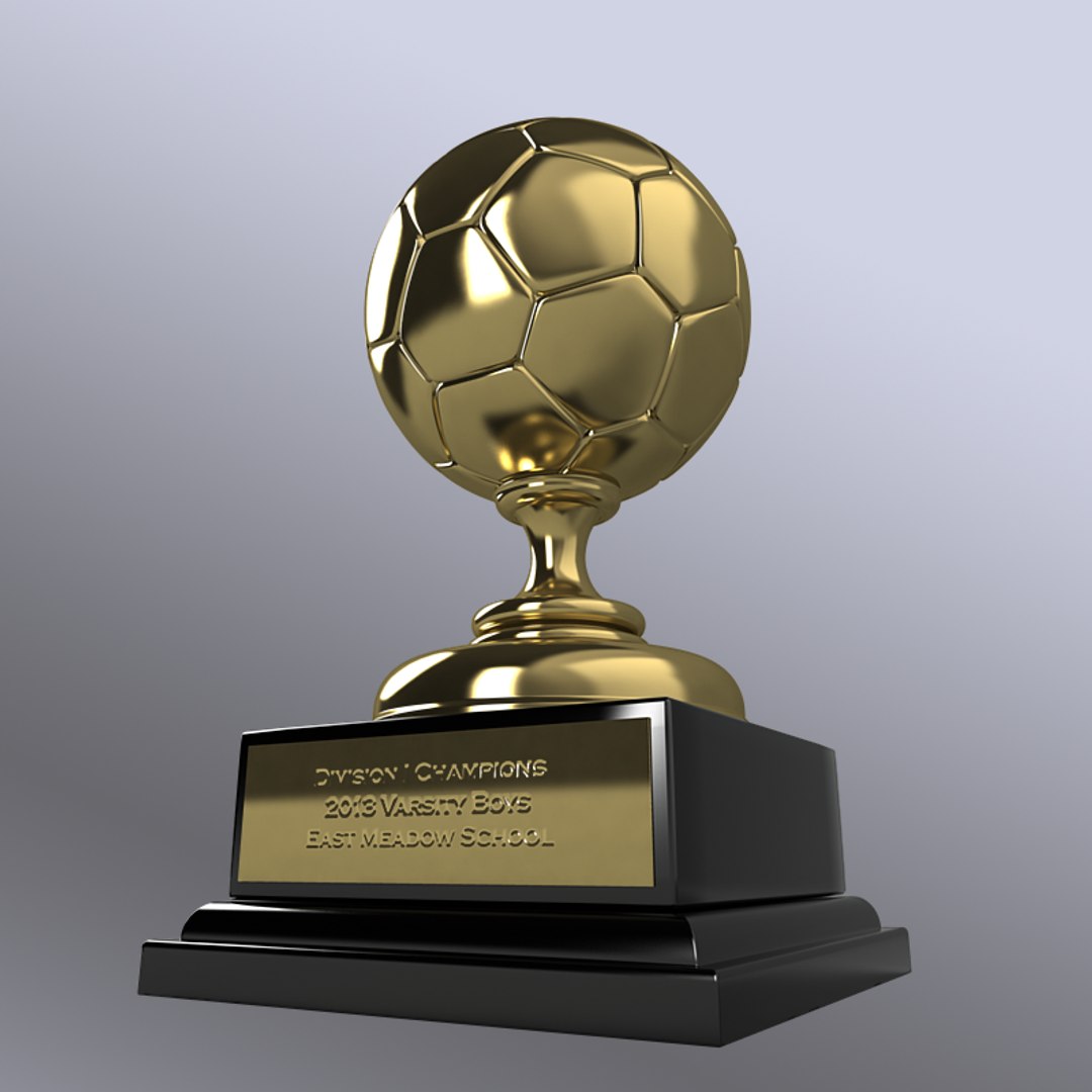 3d Model Soccer Trophy