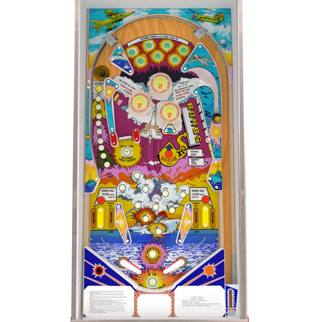 3D Combat Pinball Model - TurboSquid 1188476