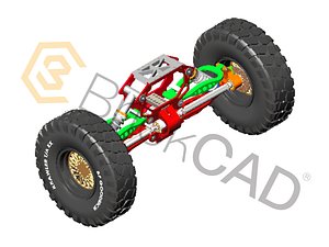 3D model vehicle suspension