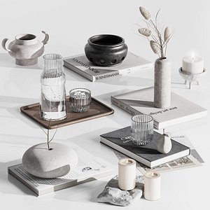 Decorative set 40 3D