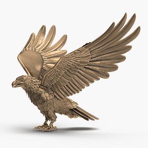 3D model eagle animation