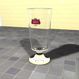 belgian beer glass 3d max
