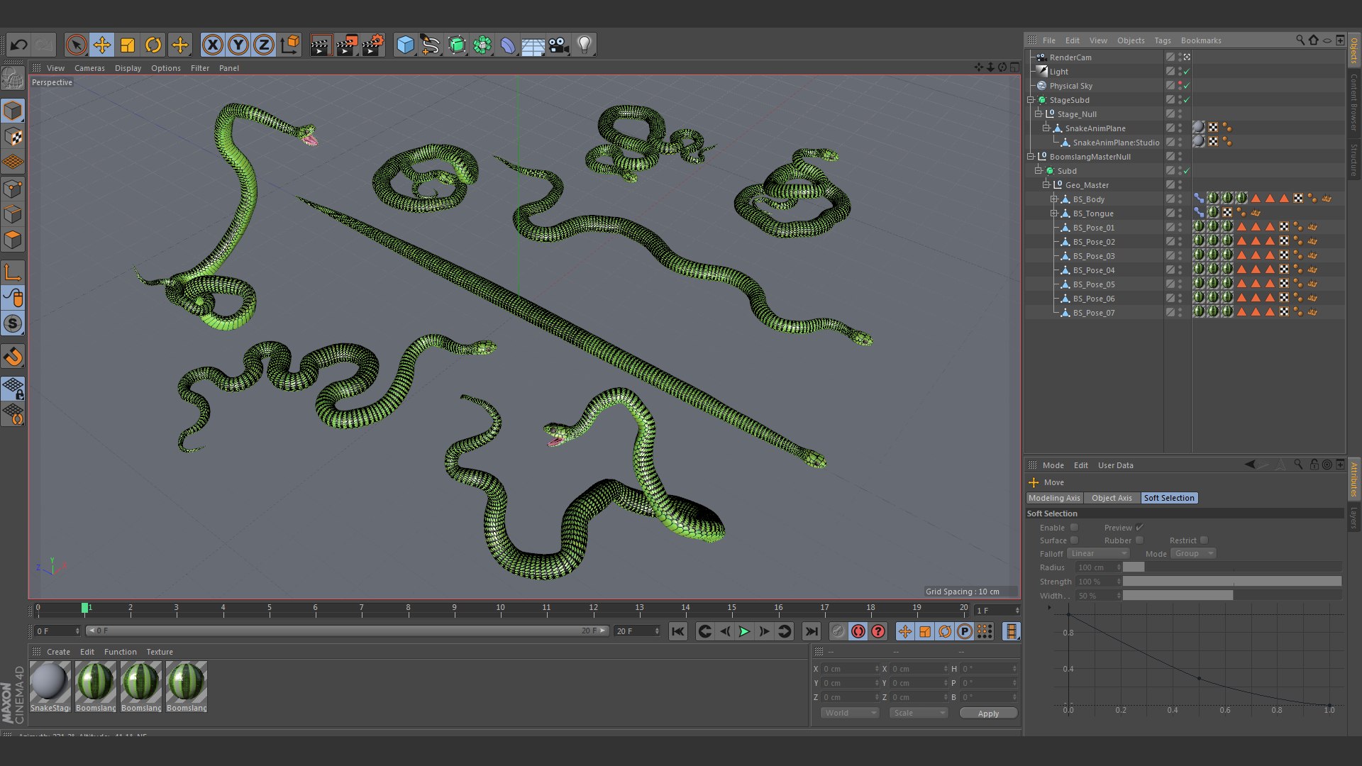 Boomslang - Rigged 3D Model - TurboSquid 1774505