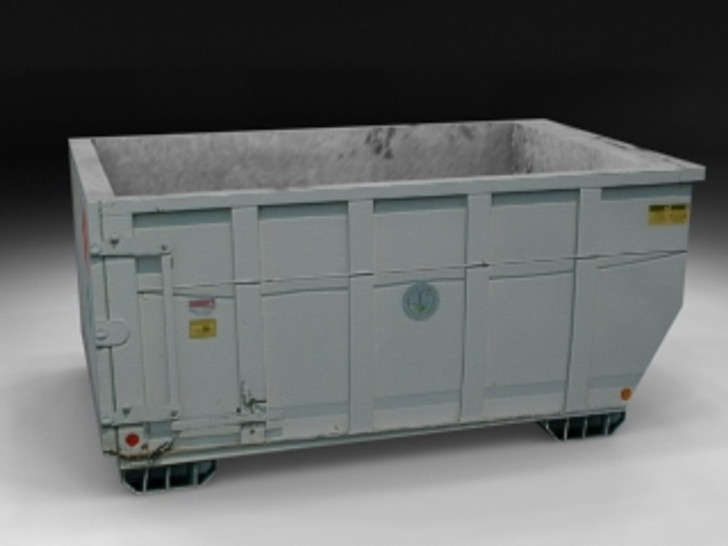 dumpster debris container 3d model