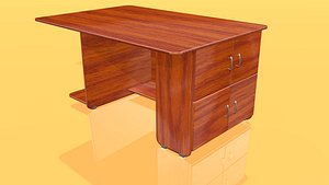 3d computer desk model