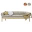 3D GUBI CROISSANT SOFA Leather sofa set  2 colors