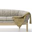 3D GUBI CROISSANT SOFA Leather sofa set  2 colors