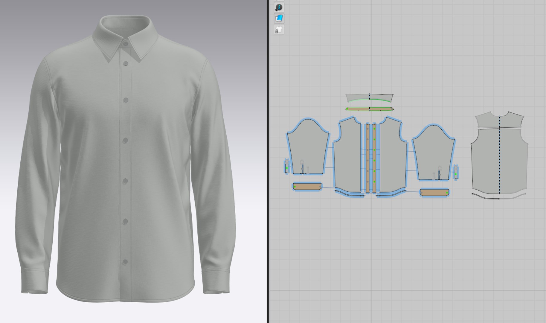 3D model Mens Shirt 3d Model - TurboSquid 2140540